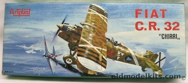 Artiplast 1/50 Fiat CR-32 'Chirri' Spanish Civil War plastic model kit